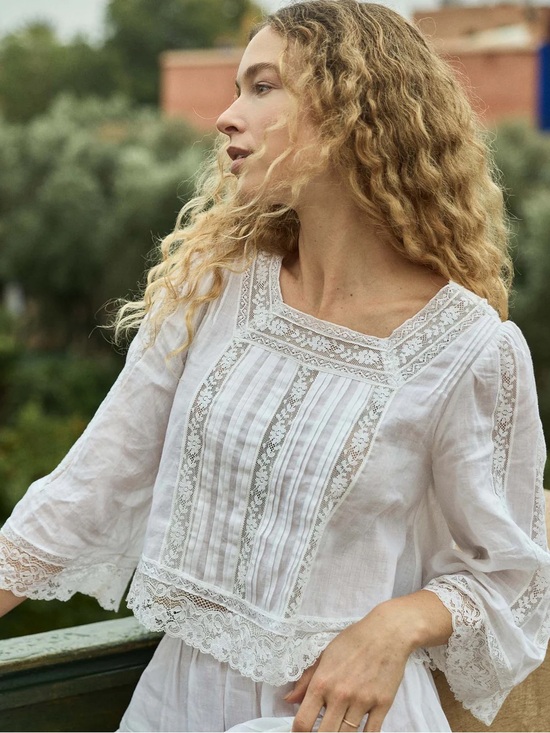 Doen Tops - Dôen Solstice Top in Salt